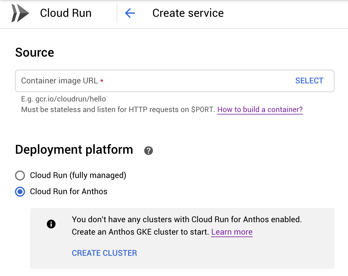 Cloud Run for Anthos